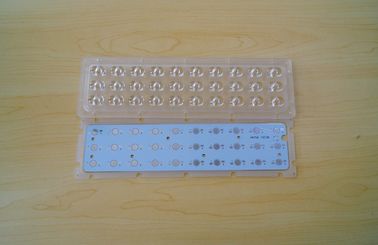 30W PC Led Sokak Işık Bileşenleri Lens, Led Yol Lambası Lens