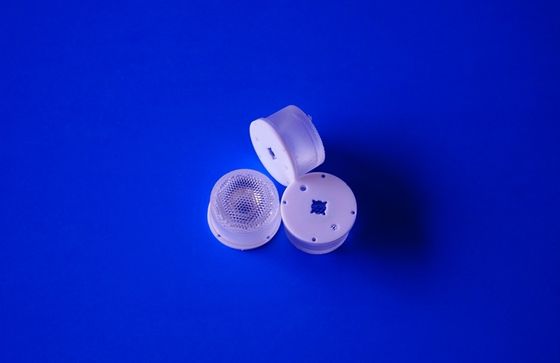 Su Geçirmez 45 Derece Işın Açısı 22mm LED Kolimatör Lens PMMA Optik Lens LED Spot Işığı İçin