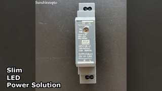 12V 15W LED Güç Kaynağı İnce DIN Rayı